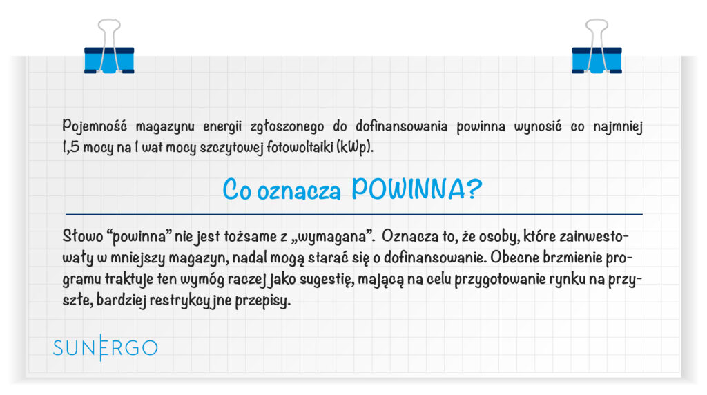 Mój Prąd 6.0 - zobacz, jakie wymagania dotyczą magazynów energii!