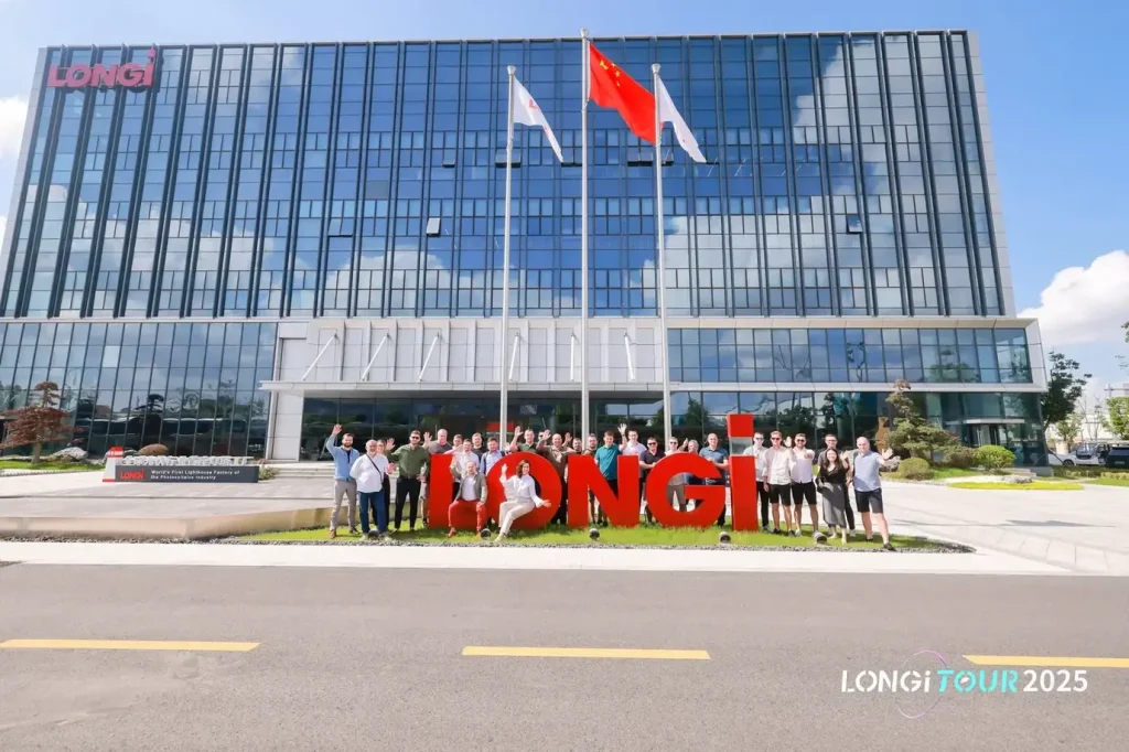 longi tour2025 - sunergo w chinach siedziba firmy longi